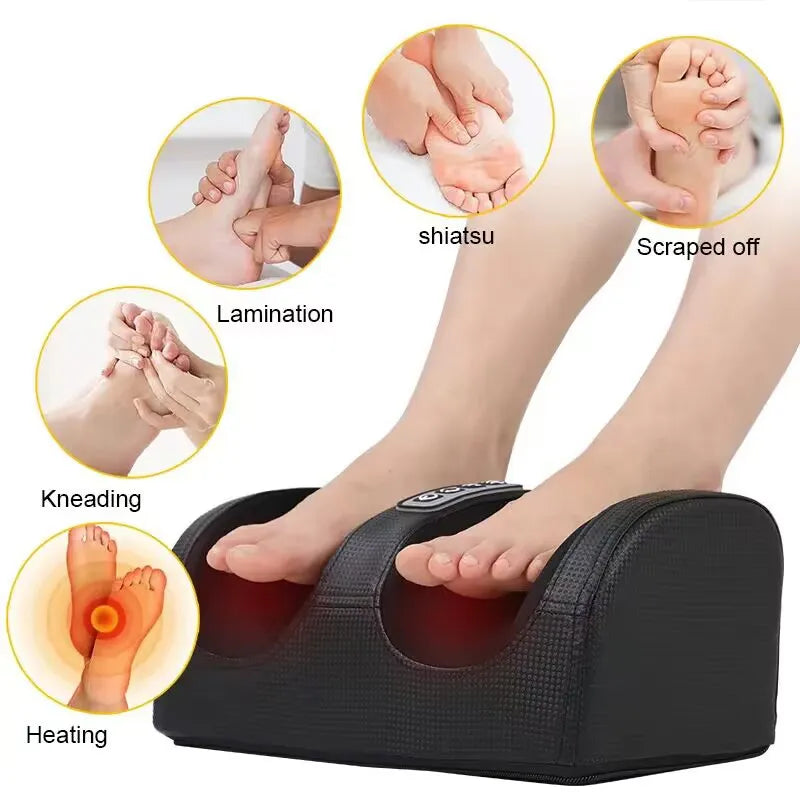 Electric Foot Massager, Foot Massage Machine with Heat, Spa Massage For Your Feet & Legs