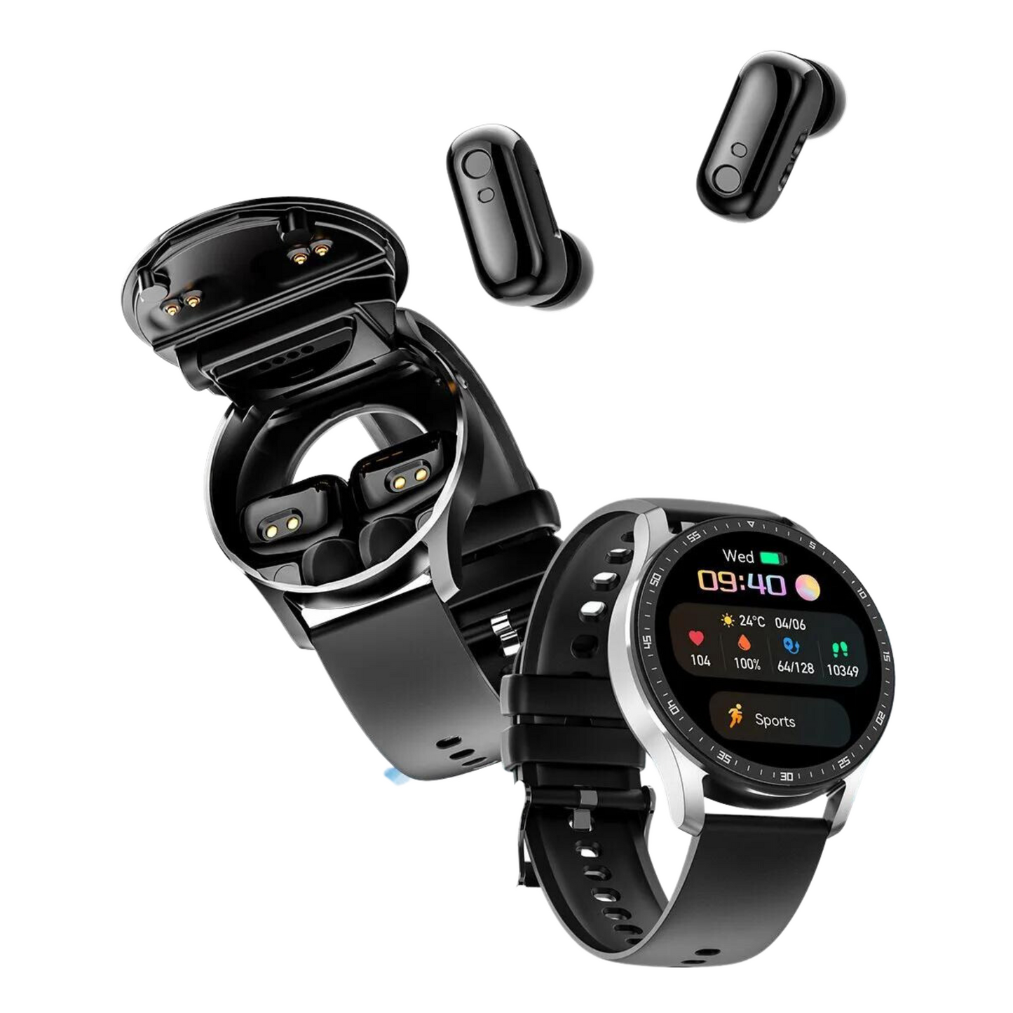 X7 Smart Watch 2 in 1 Wireless Bluetooth Earphones