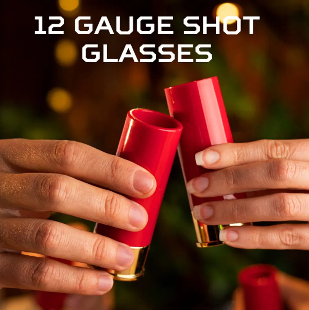 12 Gauge Shotgun Shell Shot Glasses