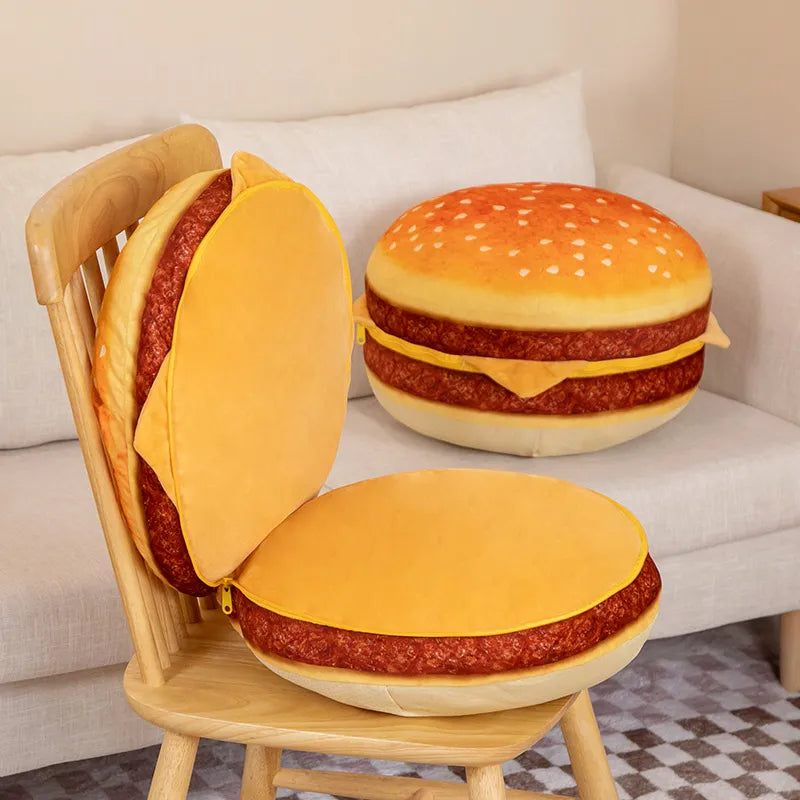 Hamburger Plush Cushion